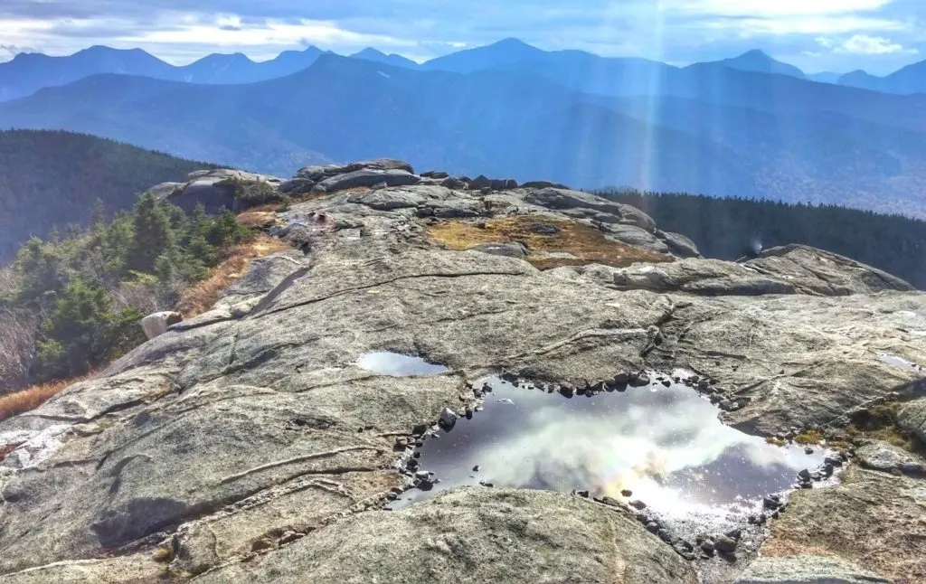 One of the best hikes in New York State is the hike up Cascade Mountain and this is the beautiful view from the top. 