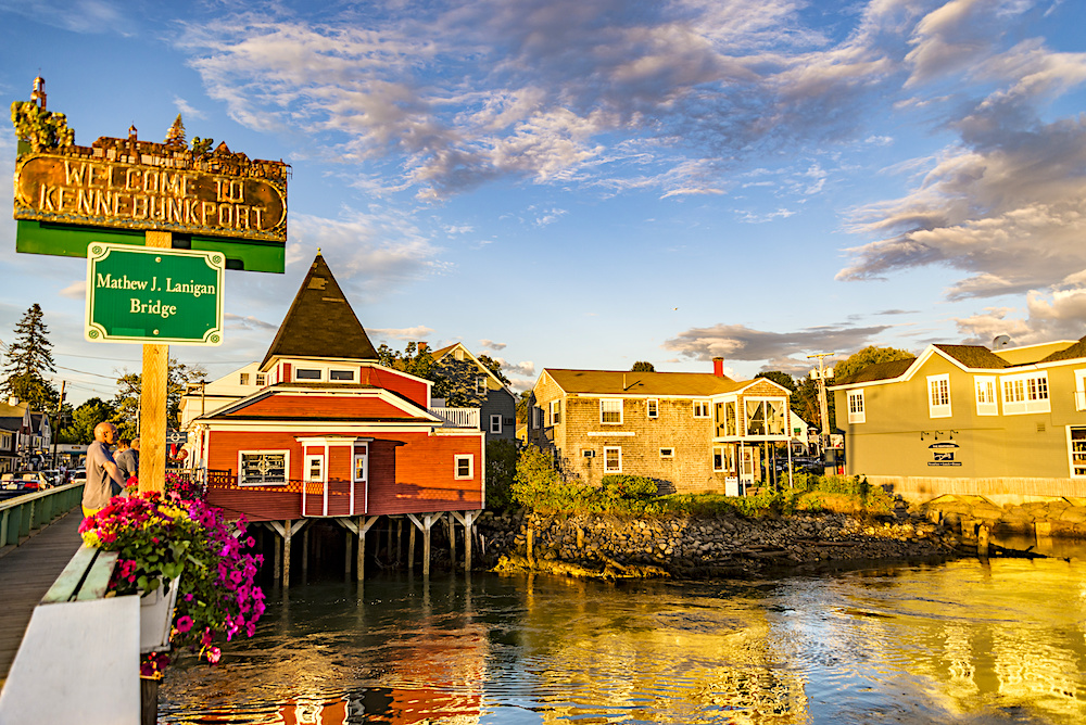 Dock Square in Kennebunkport Maine. 