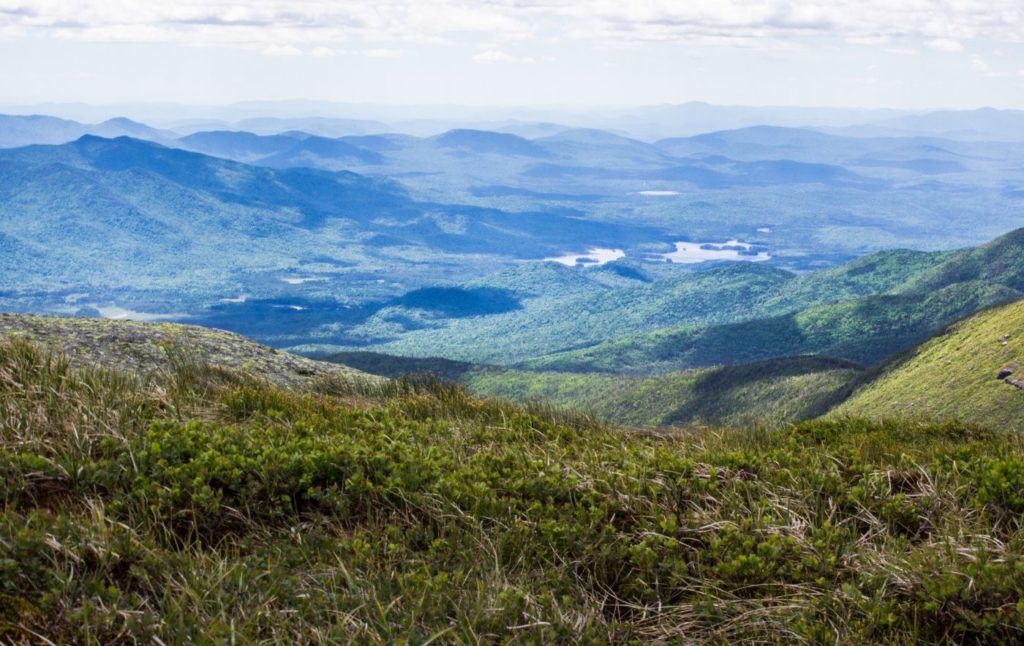 View from the top of Mount Marcy, one of the best hikes in New York State. 