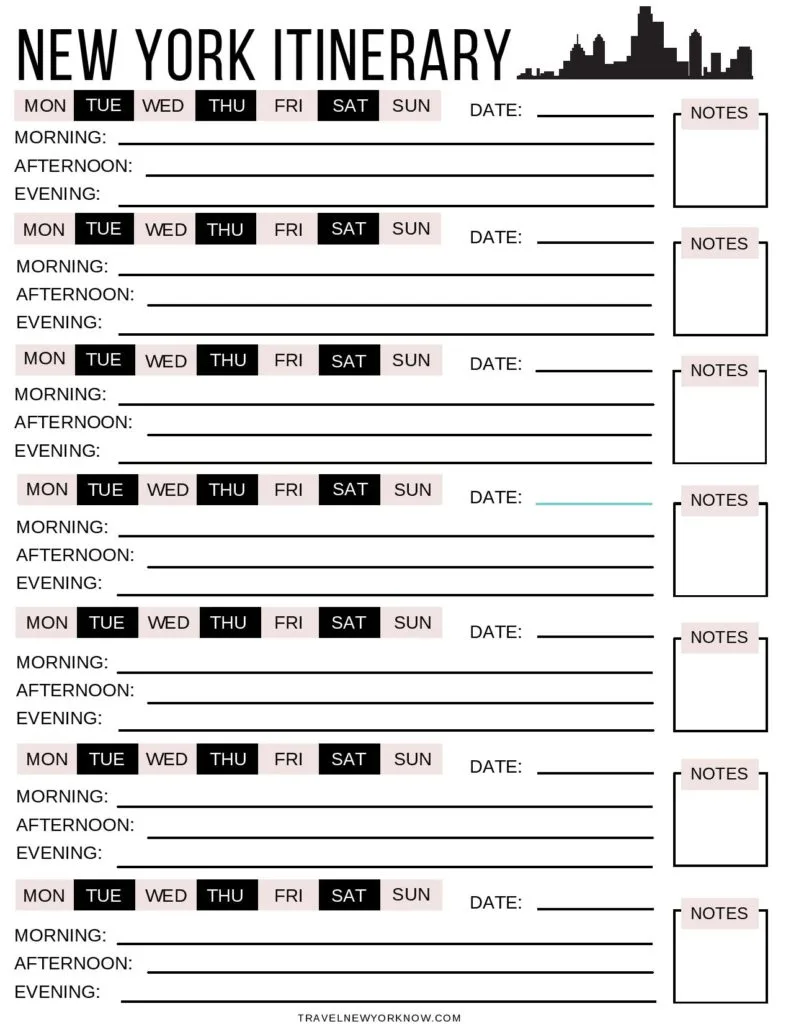 New-York-Itinerary-Planner