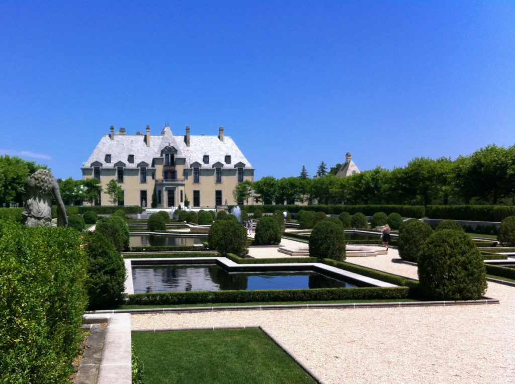 View of the Oheka castle in Long Island