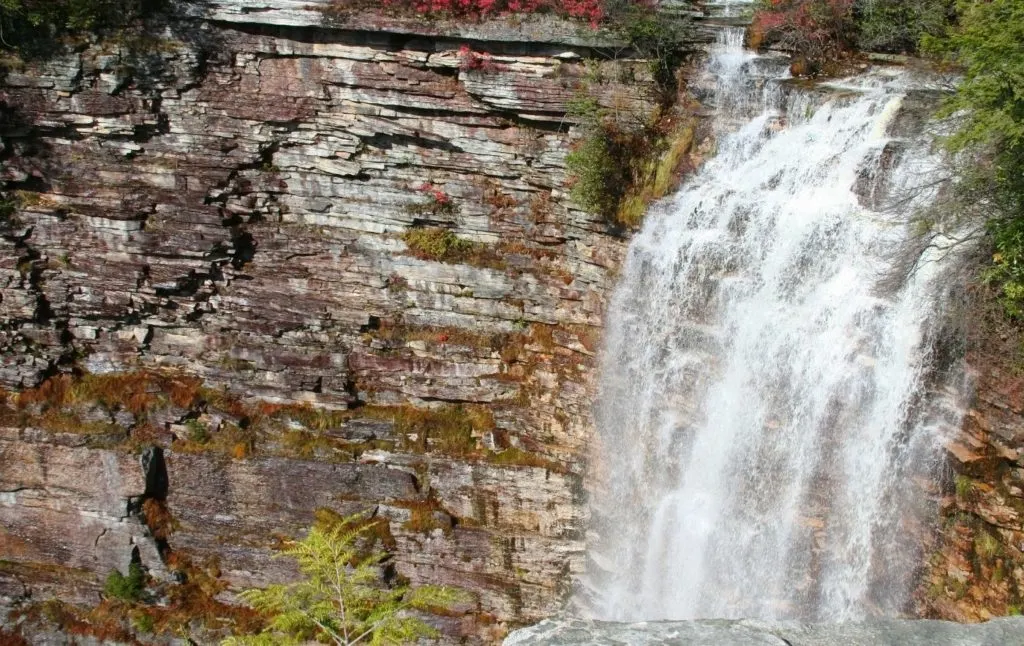 Verkeerderkills Falls in Minnewaska State Park near New Paltz New York. 