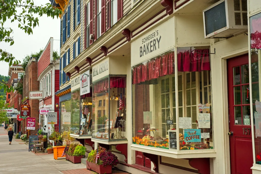 Walk down the charming Main Street, one of the top things to do in Cooperstown NY. 