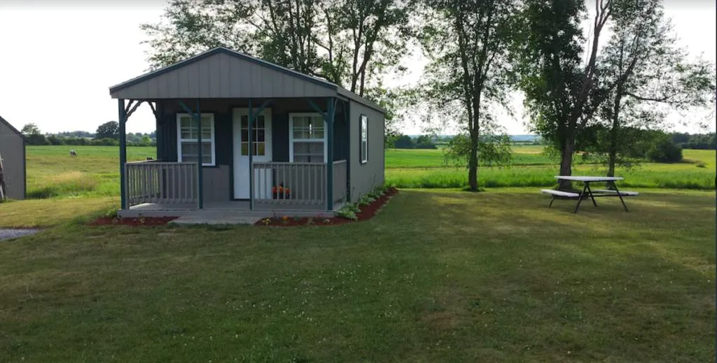 Country Cousins Farm cabin. Stay on a working dairy farm at one of the most romantic cabin getaways in New York. 