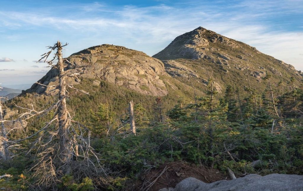 The two haystacks and one of the best hiking trails in the Adirondacks. 