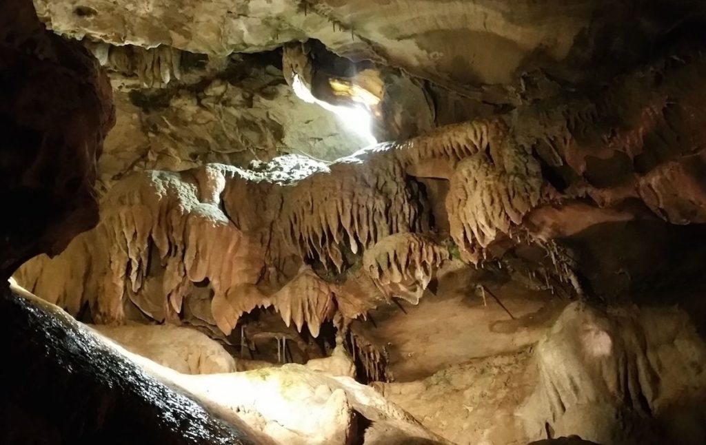 Inside of Howe Caverns. One of the best caves in New York. 