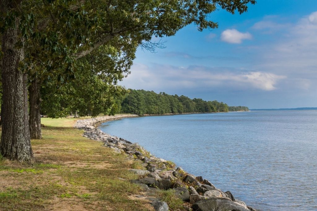 View of the lake from Jamestown NY. 