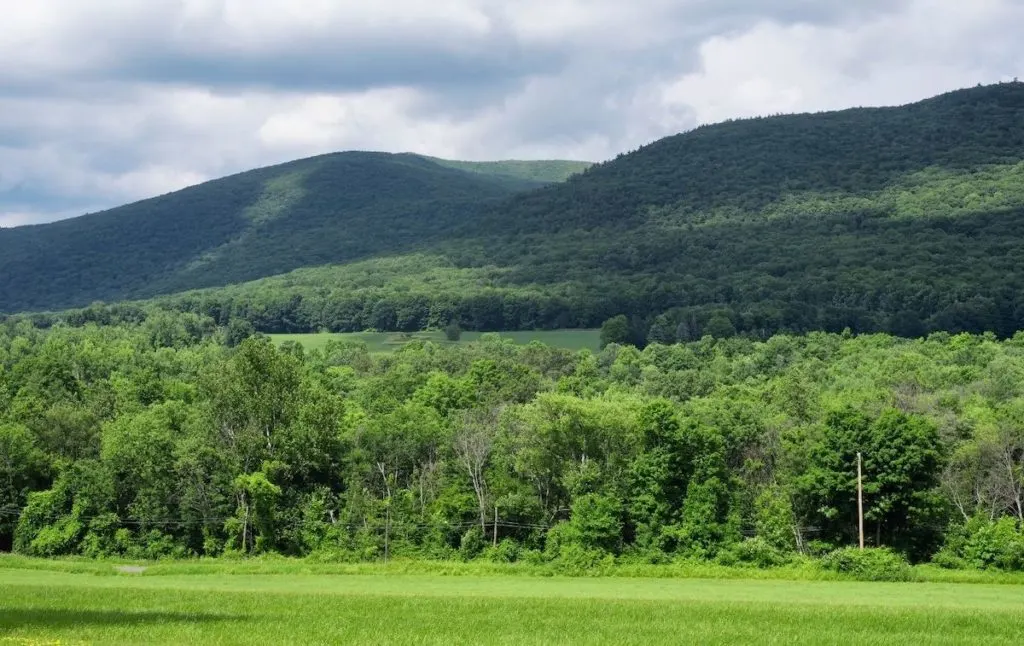 View of the Taconic Mountains in New York, one of the best Hudson Valley Hiking trails 