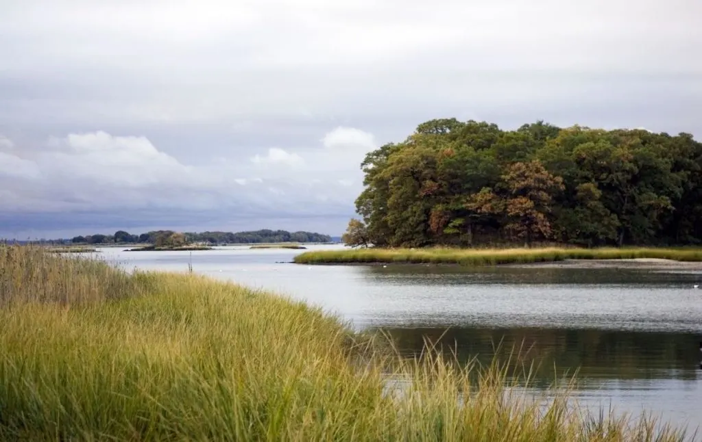 View of the Long Island Sound from one of the best hikes in Long Island. 