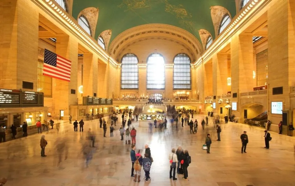 Main concourse in Grand Central as you enjoy New York in 2 days.