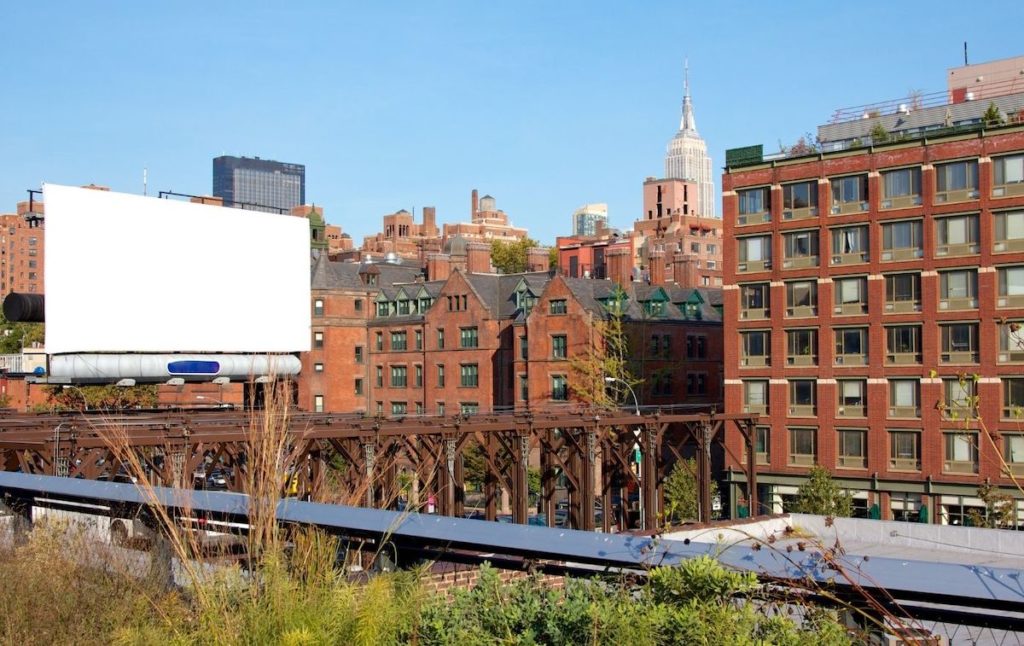 View of NYC from the Highline during your 2 days in NYC itinerary. 