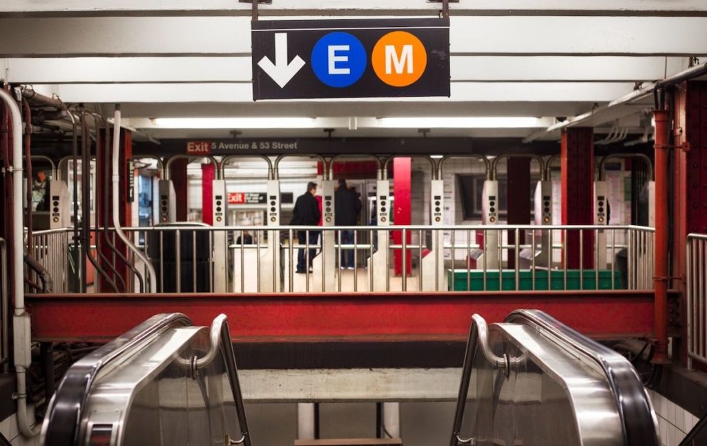 View of the subway sign in NYC during your 4 days in NYC. 