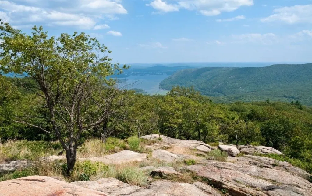 View of the Hudson River. 