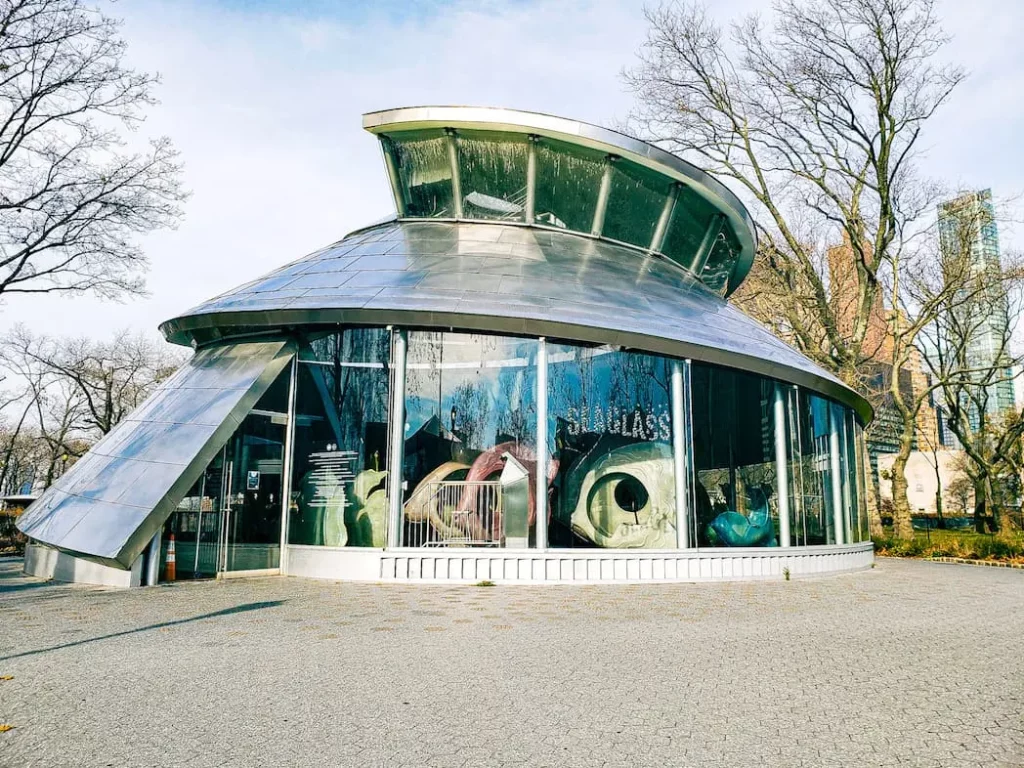 The seaglass carousel in Battery Park. One of the non-touristy things to do in nyc. 