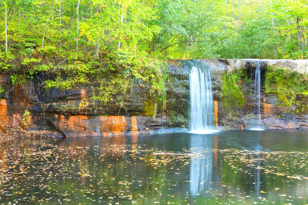 Wolf Creek Falls, one of the best waterfalls near Albany NY. 