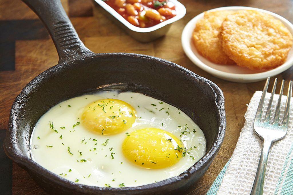 eggs and hash browns from one of the best brunch spots in Brooklyn. 