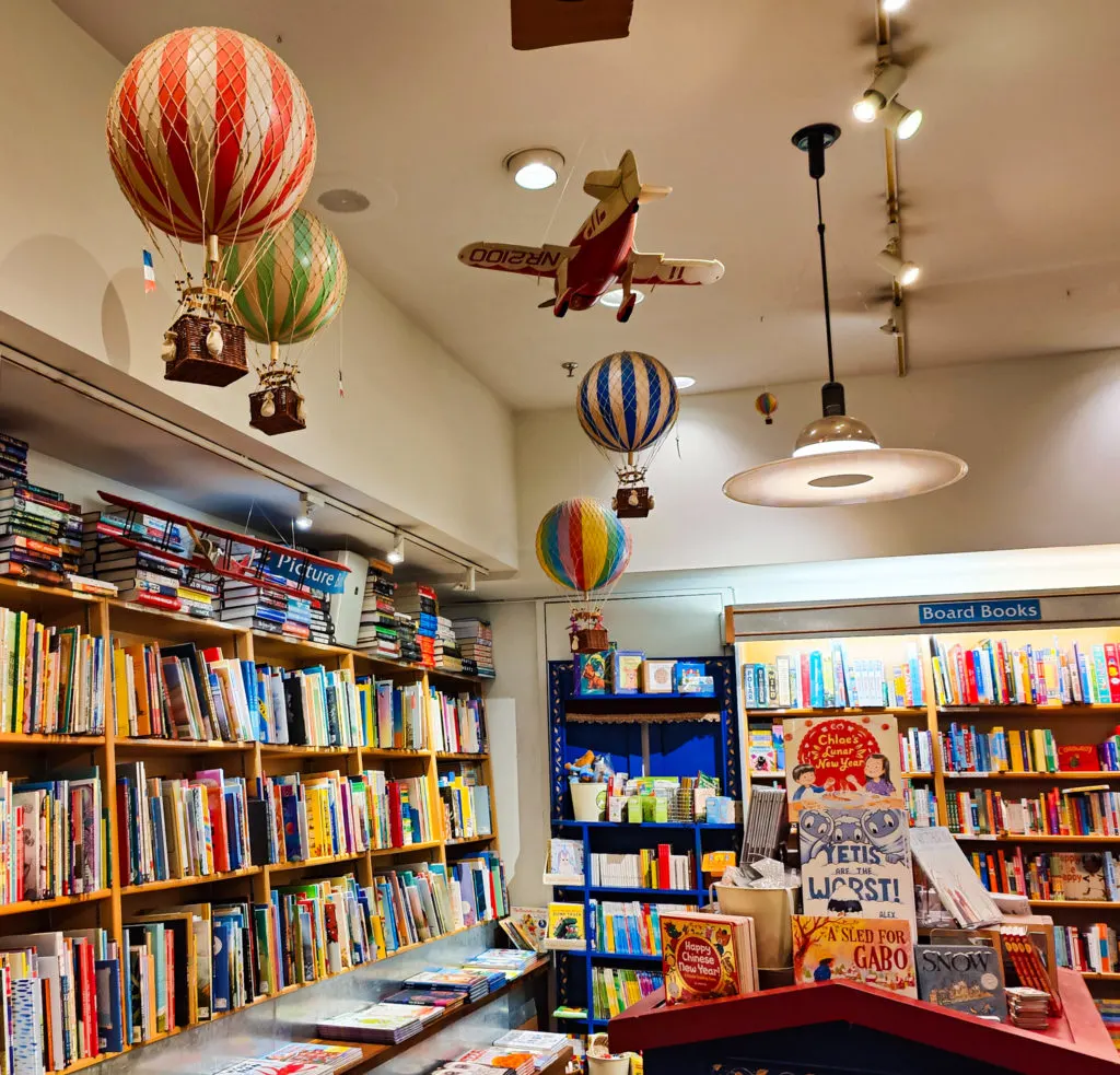 Children's section of McNally Jackson Books in SOHO NYC. 