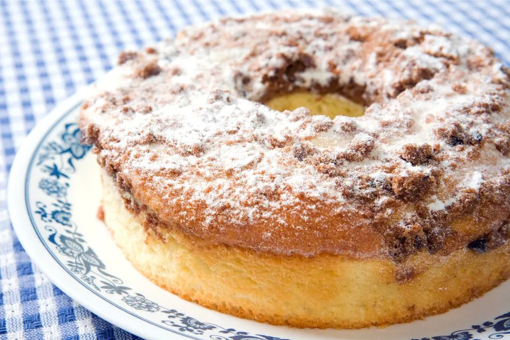 Crumb cake from one of the best bakeries in Long Island